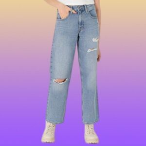 NWT Levi’s Silvertab ’94 Baggy Jeans 32x31 Light Wash Distressed